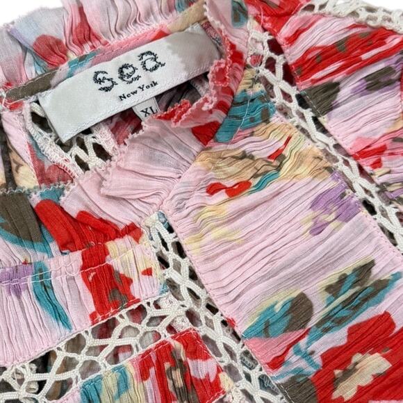 Sea New York Lanie Flutter Sleeve Top - Picture 5 of 7